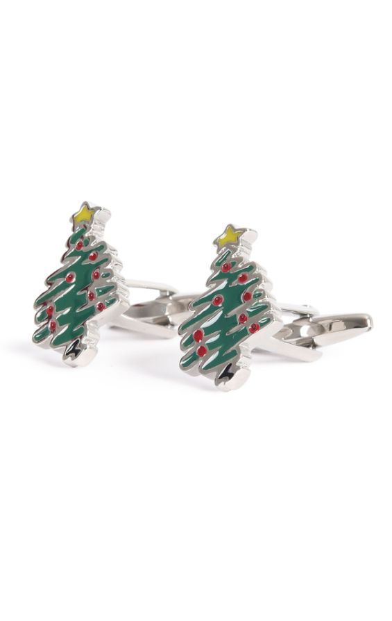 Christmas Tree Cufflinks Dobell