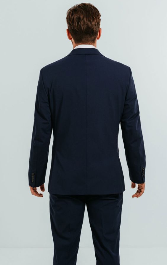 Dobell Blue Suit Jacket