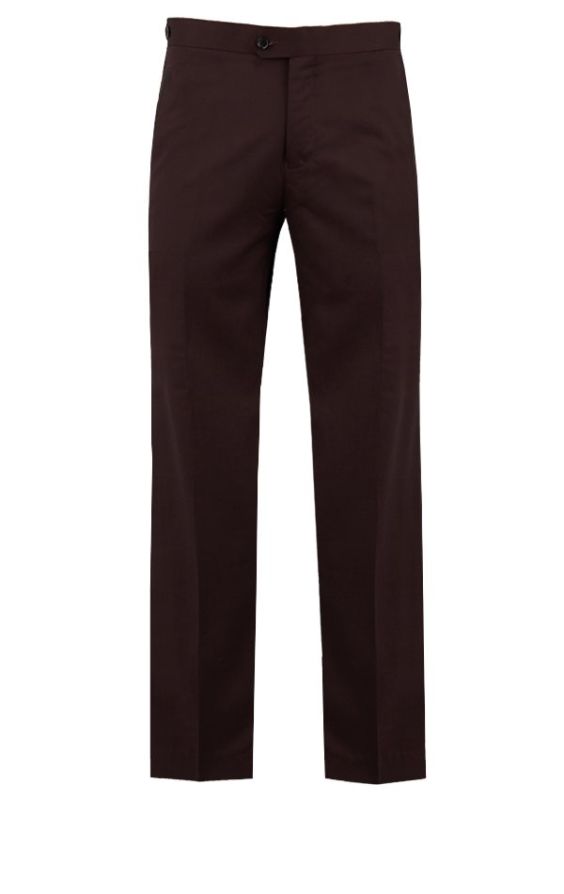 Alexander Dobell Burgundy Slim Fit Tuxedo Pants Dobell
