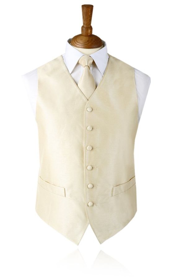 Boys Gold Tuxedo Vest | Dobell