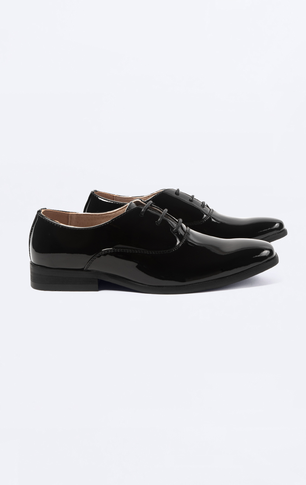 Classic Boys Black Tuxedo Shoes