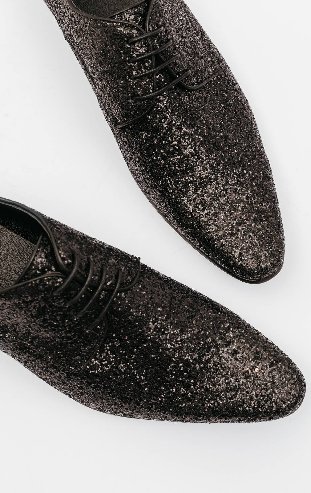 Black Glitter Shoes