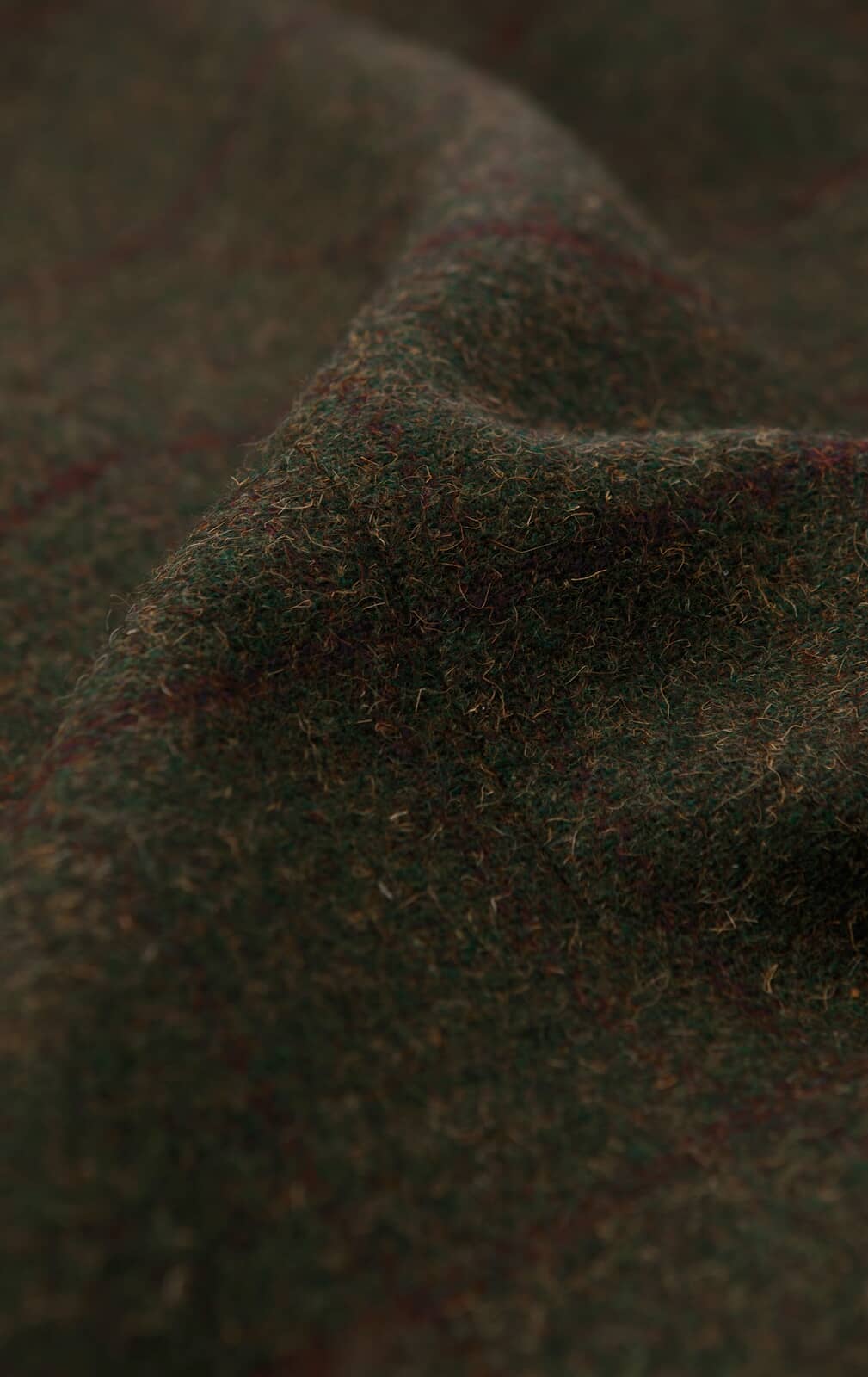 Dobell Green Windowpane Check Tweed Jacket with Velvet Trims | Dobell