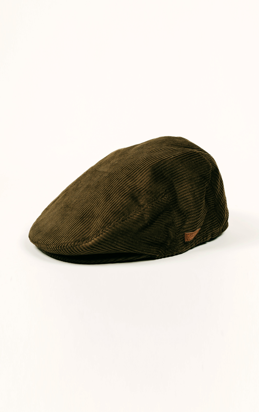 Olive Green Classic Corduroy Flat Cap | Dobell
