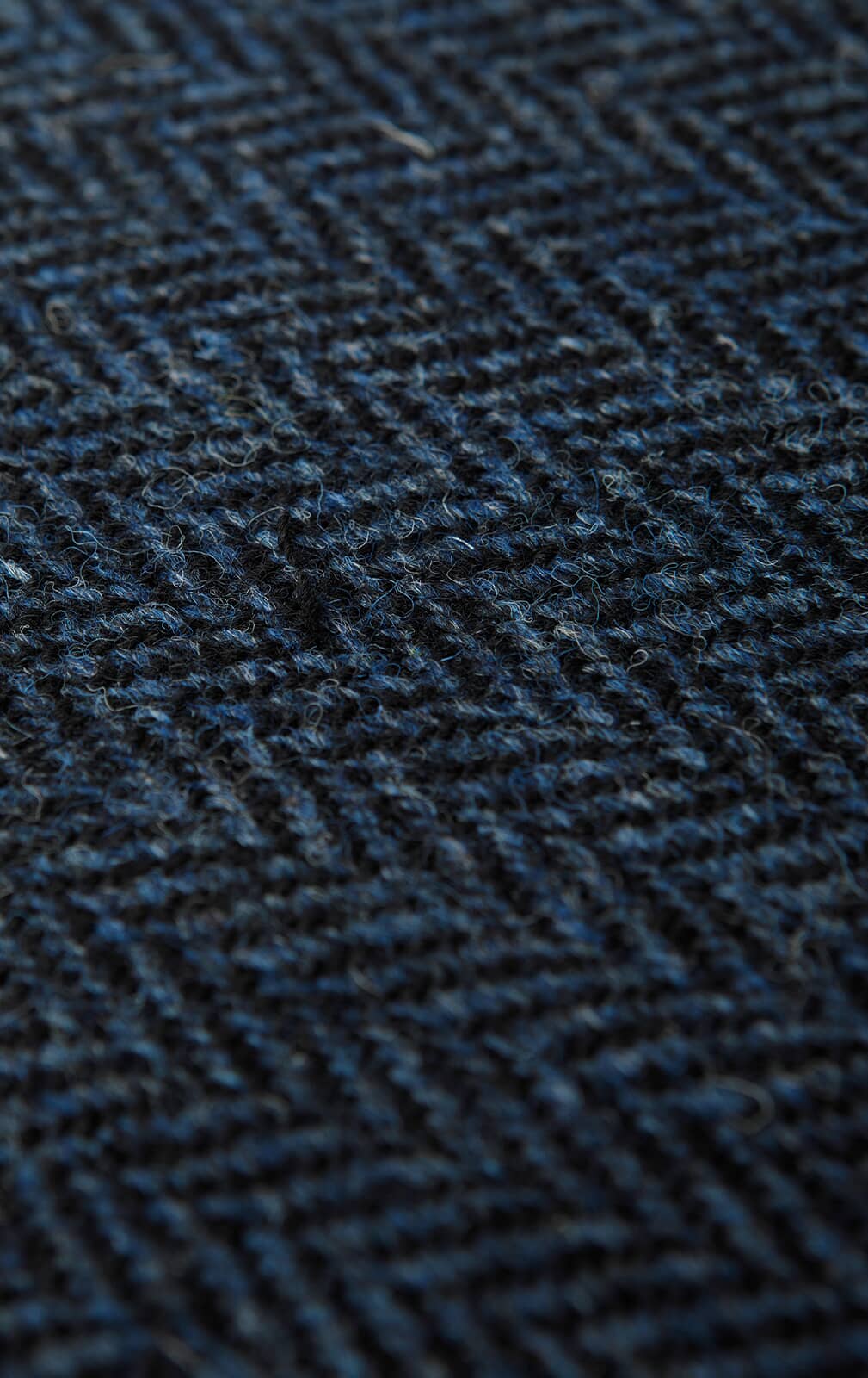 Harris Tweed of Scotland Blue Herringbone Suit Pants | Dobell