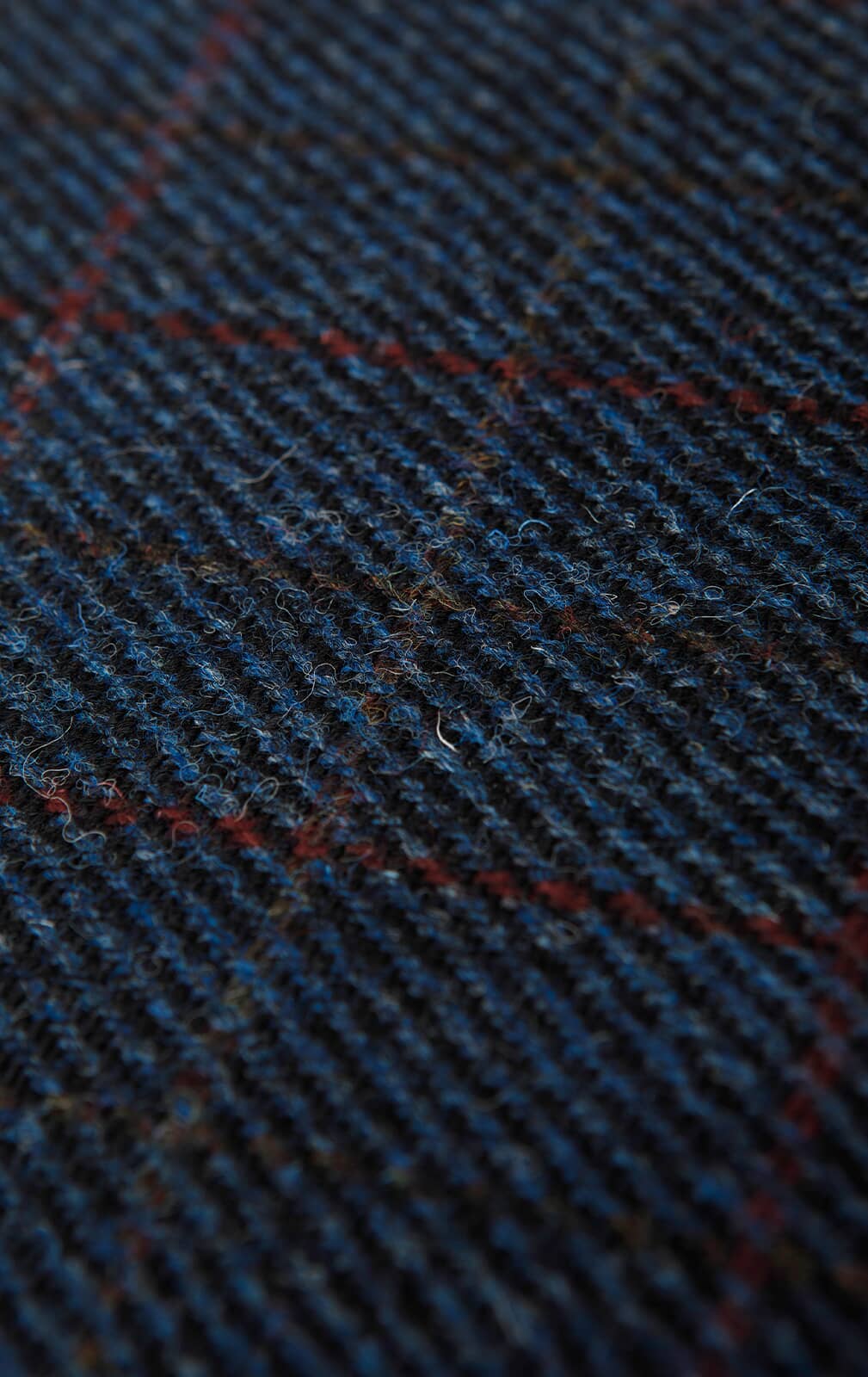 Harris Tweed of Scotland Dark Blue Windowpane Check Tweed Jacket Harris Tweed of Scotland Dark Blue Windowpane Check Tweed Jacket