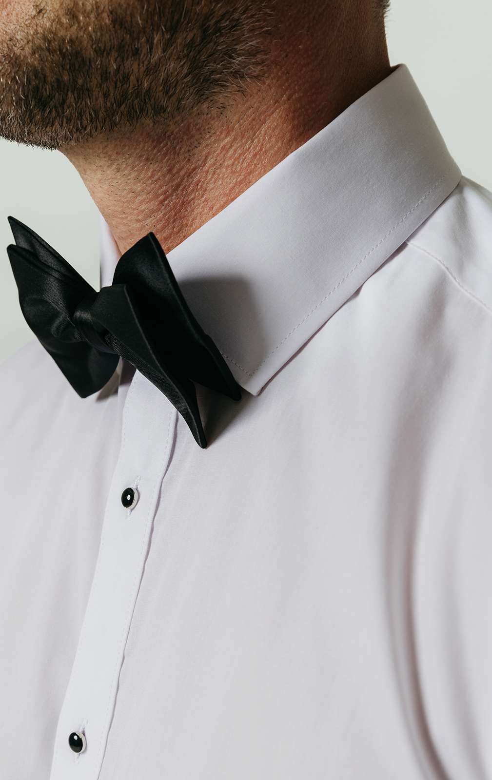 evening dress shirt studs Silver Plano Dress Studs – Edward Sexton main image 1