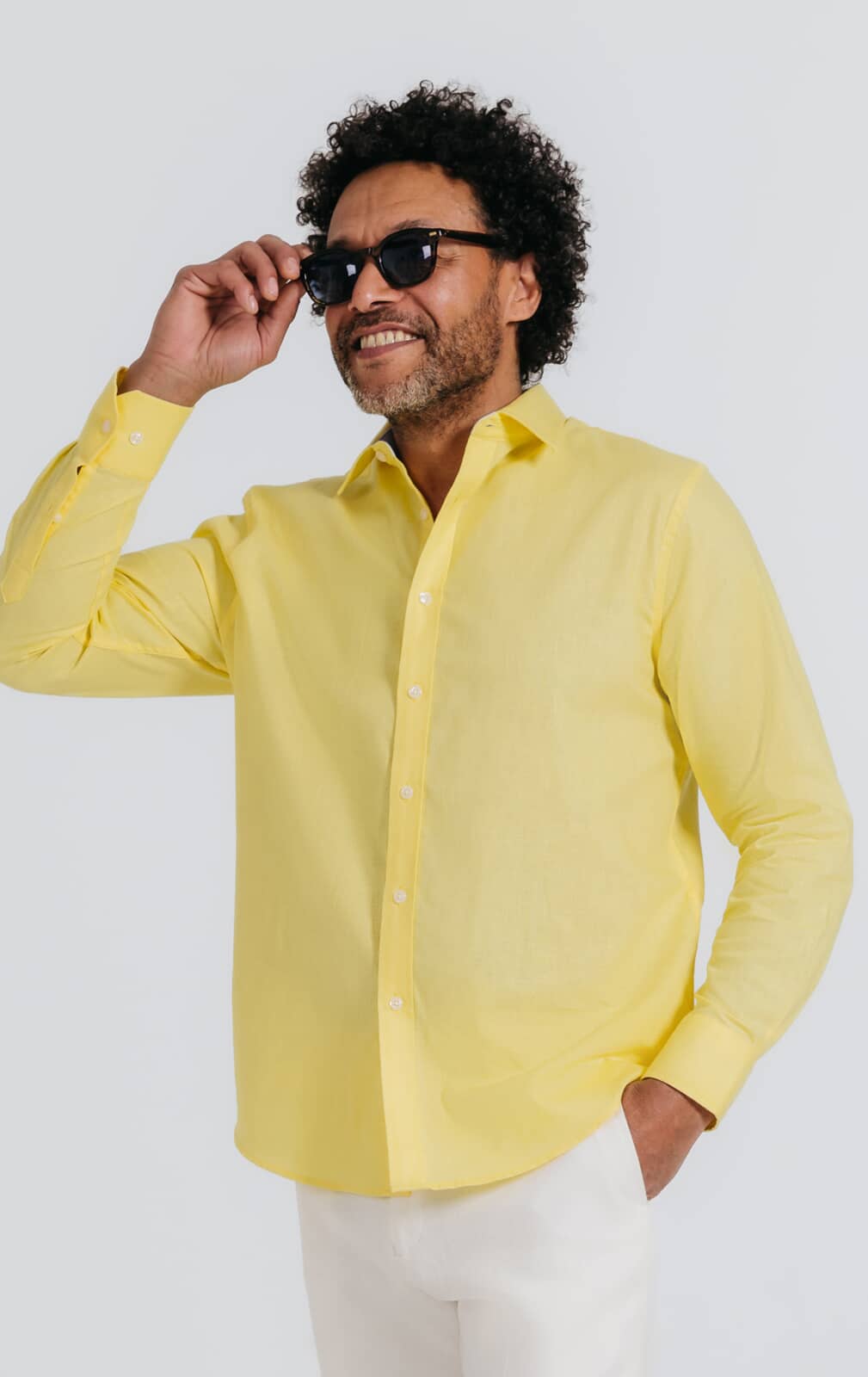 yellow dress shirt Spring Bouquet Day Party Shirt Spring Bouquet / 4T