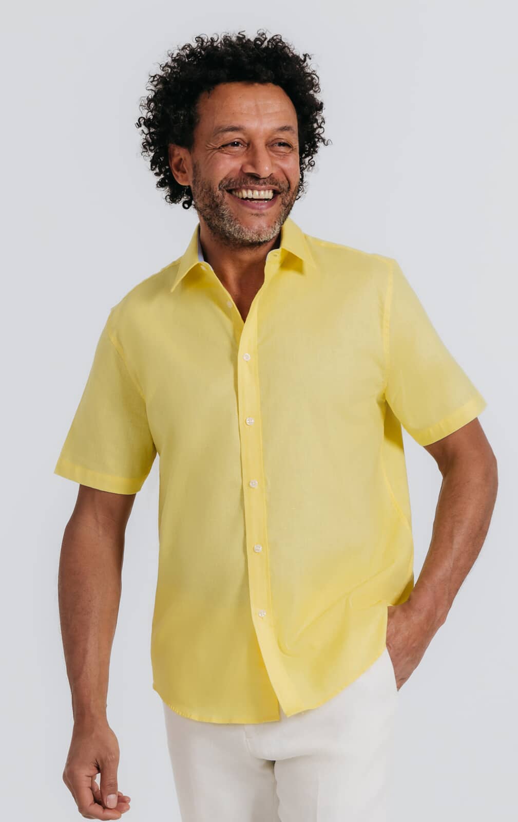 yellow dress shirt slim fit Ombré Slim Fit Shirt main image 1