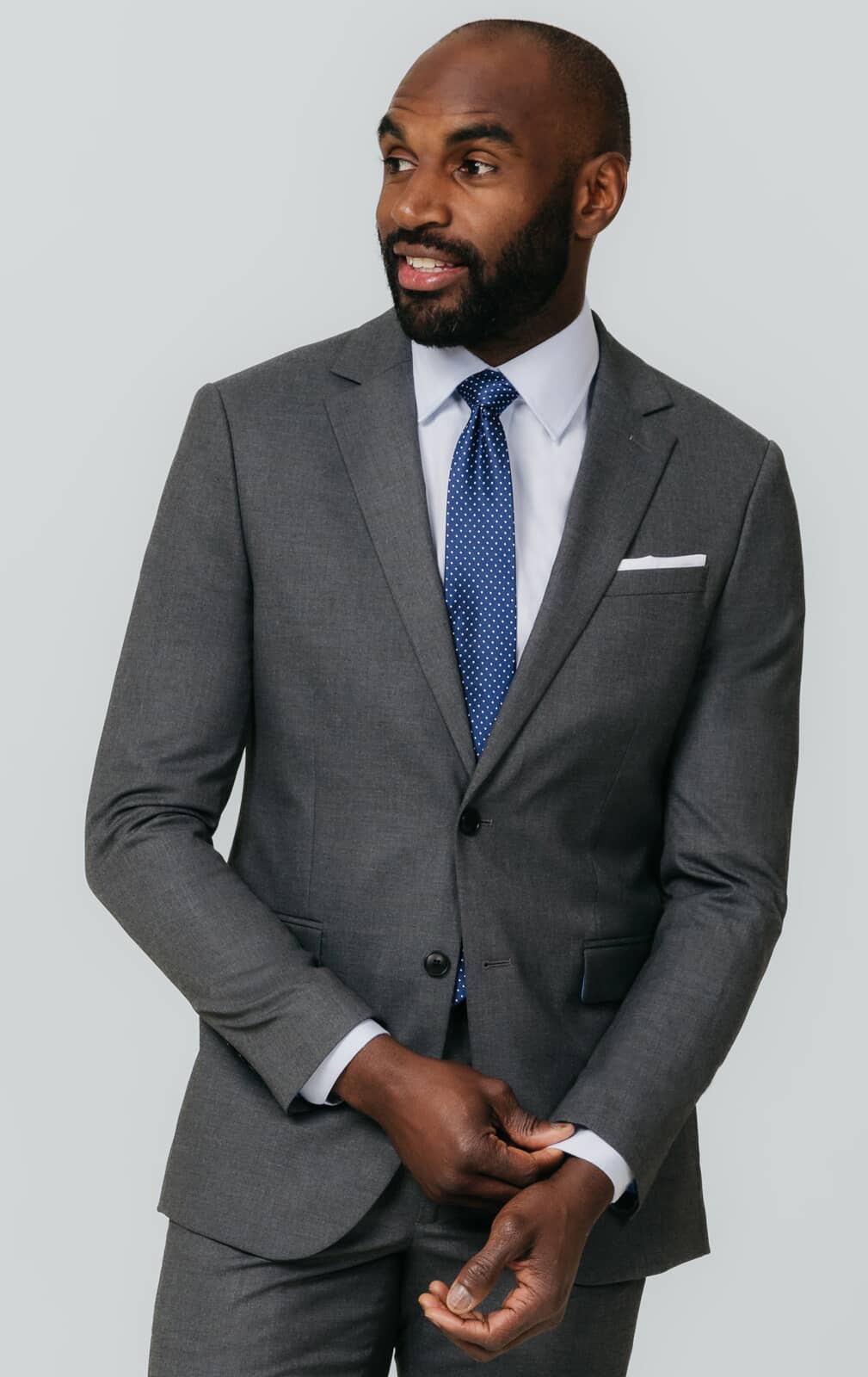 Gray Slim Fit Suit