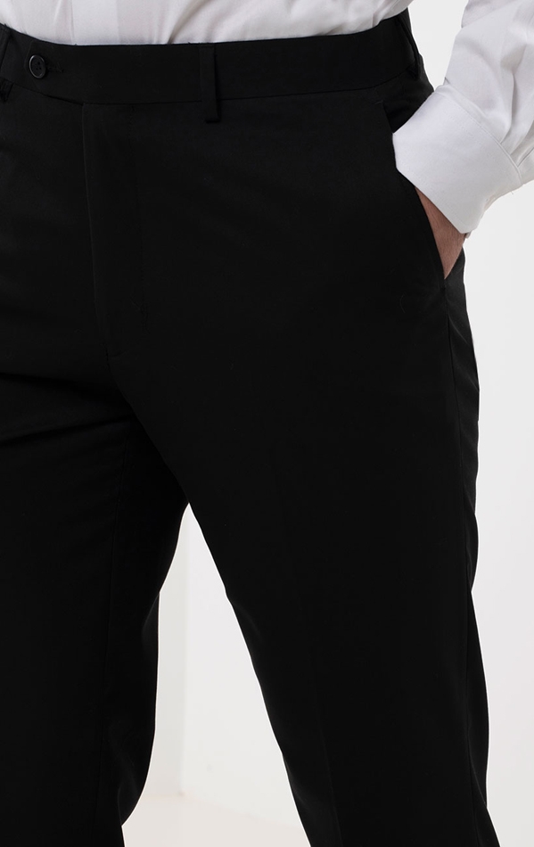 Dobell Black Suit Pants