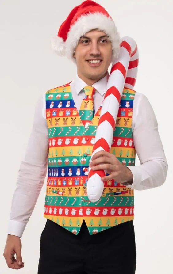 Christmas Wrapping Paper Vest Dobell