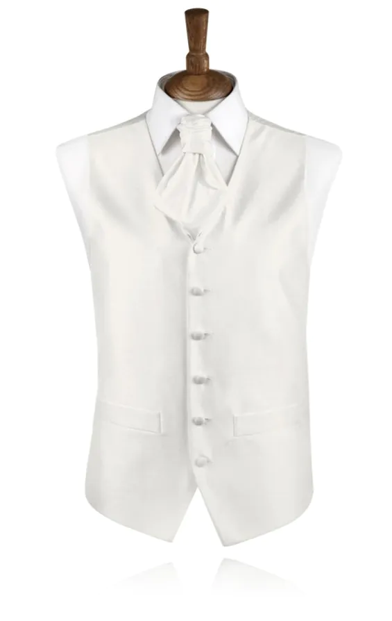 Boys Ivory Dupion Vest Boys Ivory Dupion Vest