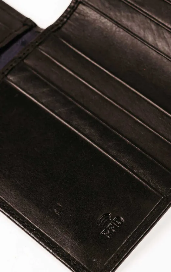 Black Leather RFID Wallet / Credit Card Holder - photo 4 Black Leather RFID Wallet / Credit Card Holder - photo 4