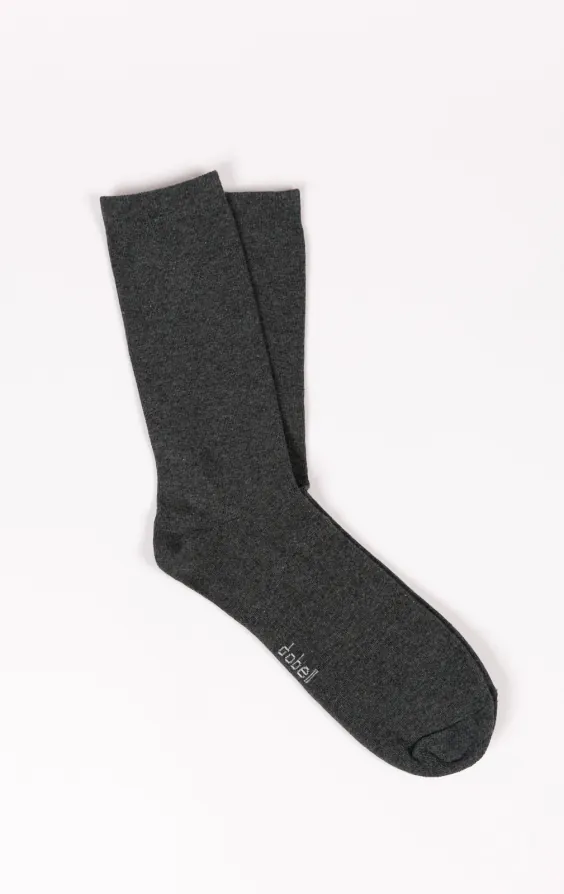 Dark Gray Cotton Rich Socks