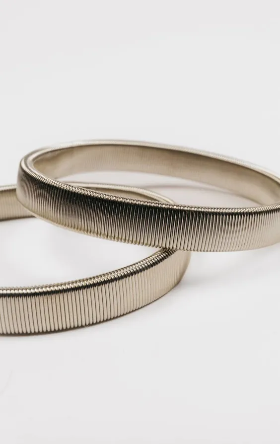 Silver Colored Shirt Armbands - photo 1