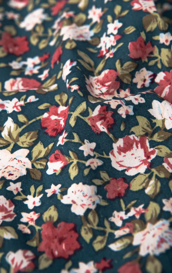 Green Multi Floral Handkerchief - photo 1