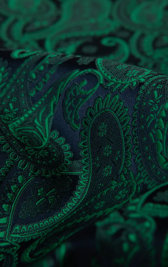 Green Paisley Handkerchief - photo 1