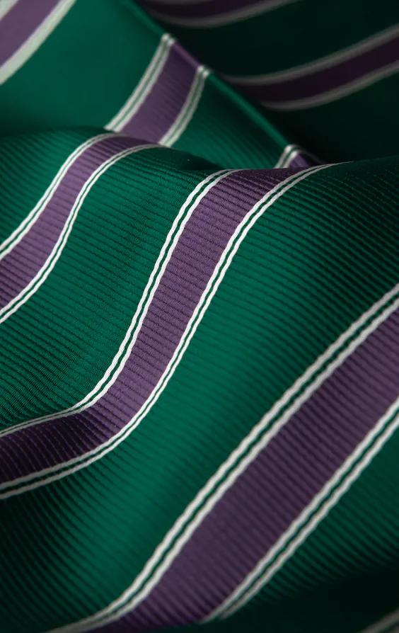 Green with Purple Stripe Handkerchief - photo 1 Green with Purple Stripe Handkerchief - photo 1