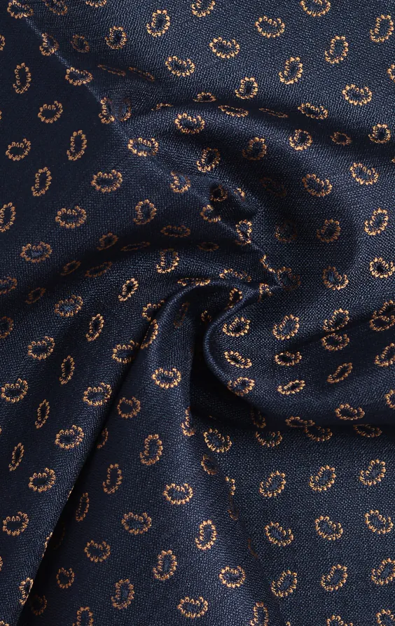 Navy Paisley Pattern Handkerchief - photo 1 Navy Paisley Pattern Handkerchief - photo 1