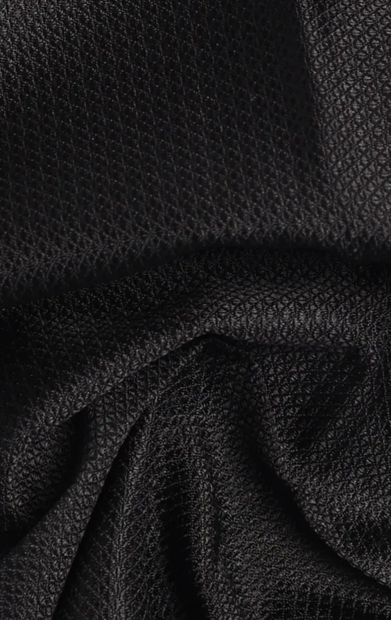 Black Textured Handkerchief - photo 1 Black Textured Handkerchief - photo 1