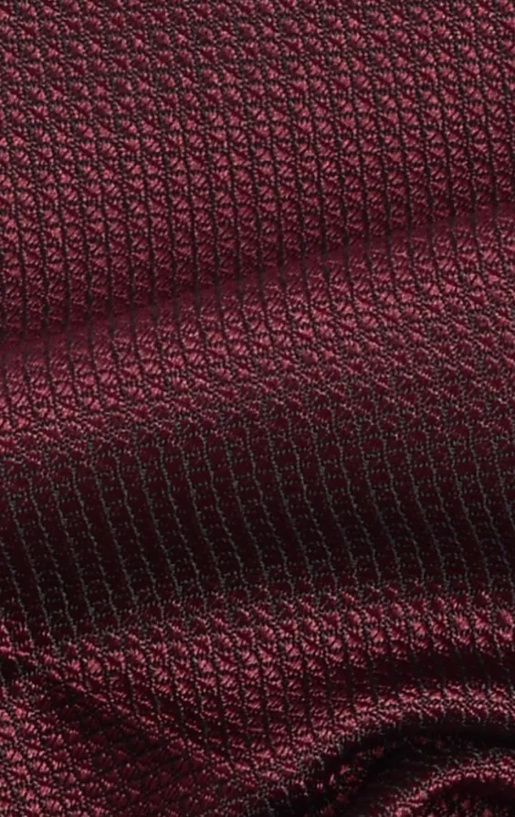 Burgundy Textured Handkerchief - photo 1