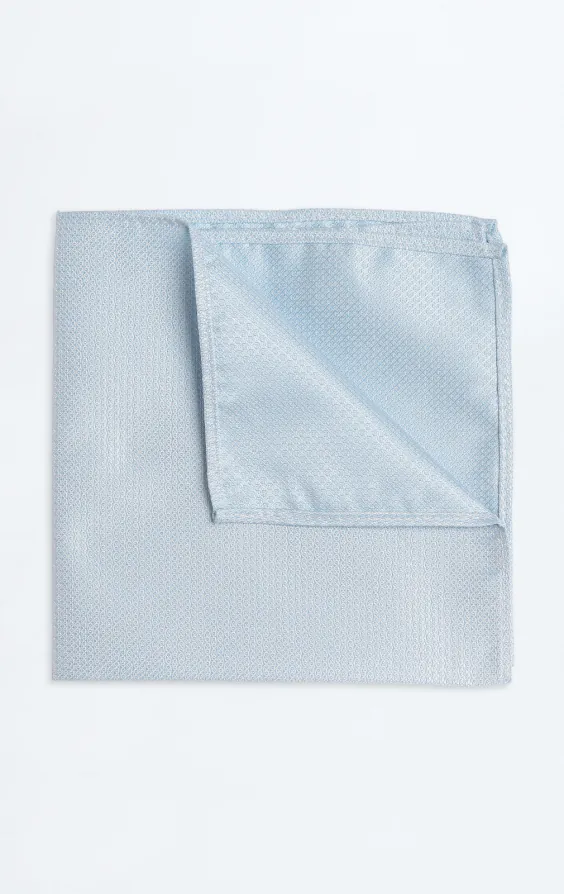 Light Blue Textured Handkerchief Light Blue Textured Handkerchief