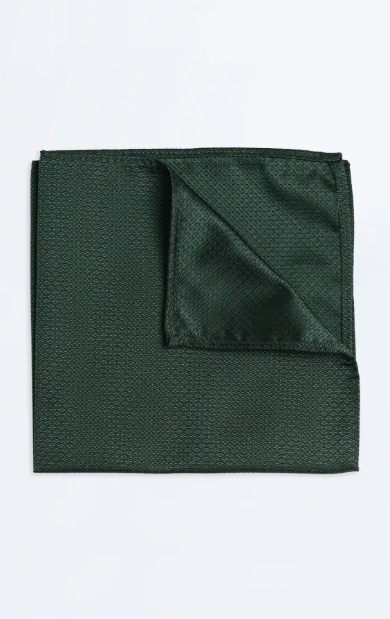 Bottle Green Textured Handkerchief Bottle Green Textured Handkerchief