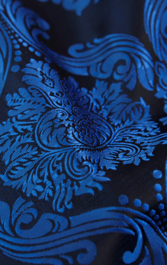 Blue Victorian Jacquard Vest - photo 3 Blue Victorian Jacquard Vest - photo 3