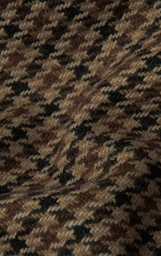 Brown Houndstooth Tweed Vest - photo 4 Brown Houndstooth Tweed Vest - photo 4