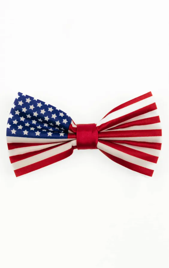 Pre-Tied USA Flag Bow Tie Pre-Tied USA Flag Bow Tie