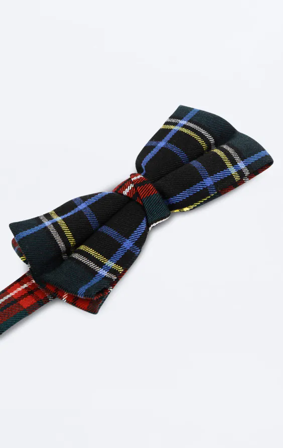 Green Tartan Plaid Bow Tie - photo 1