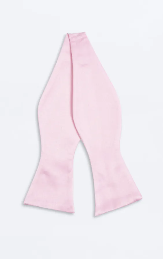 Pink Poly Bow Tie (Pre-Tied & Self-Tie) - photo 2 Pink Poly Bow Tie (Pre-Tied & Self-Tie) - photo 2