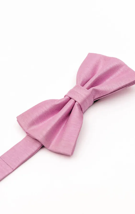 Pink Dupion Bow Tie - photo 1