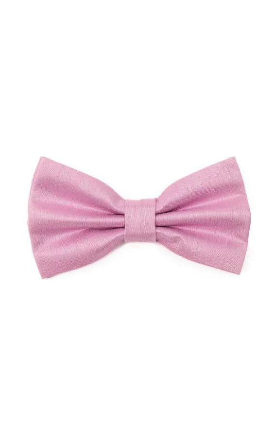Pink Dupion Bow Tie