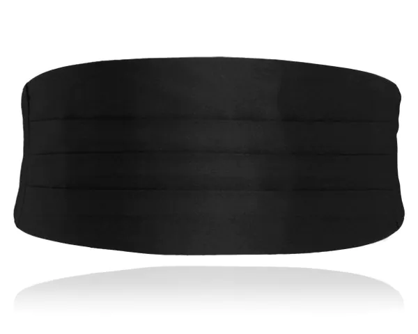 Black Silk Cummerbund & Pre-Tied Bow Tie Set - photo 2 Black Silk Cummerbund & Pre-Tied Bow Tie Set - photo 2
