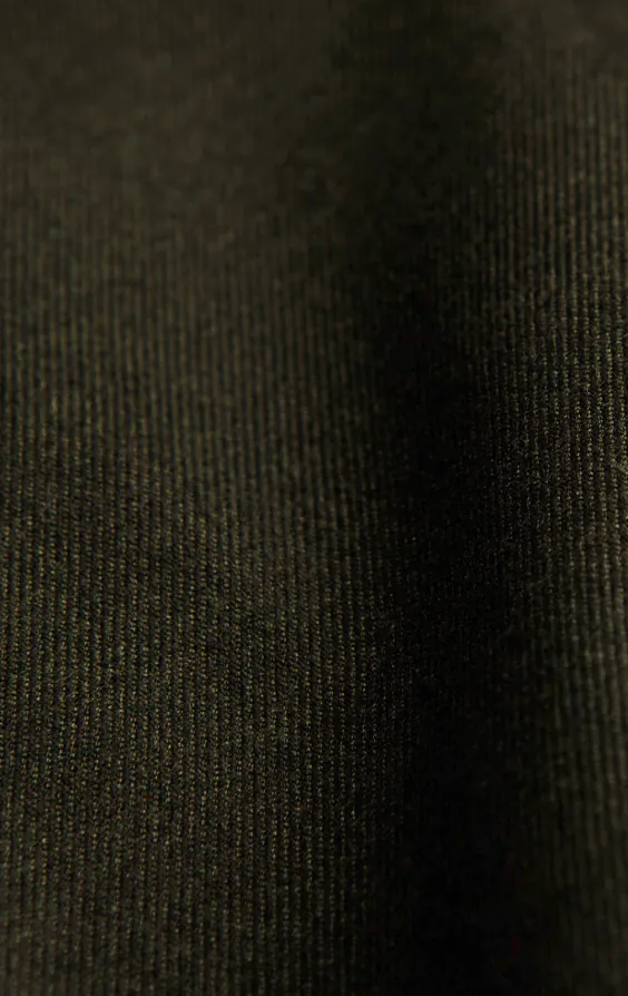 Dark Green Twill Vest - photo 3