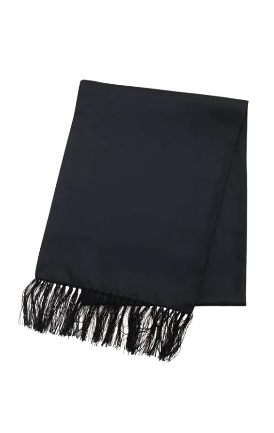 Black Poly Dress Scarf - photo 1