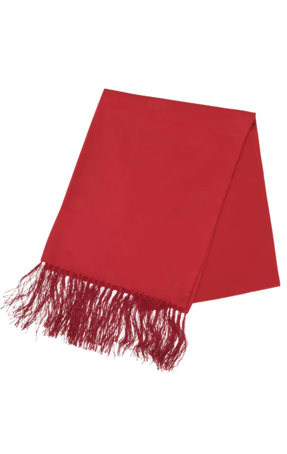 Red Poly Dress Scarf - photo 1