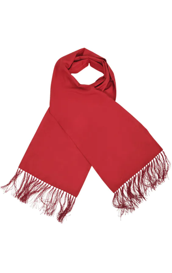 Red Poly Dress Scarf