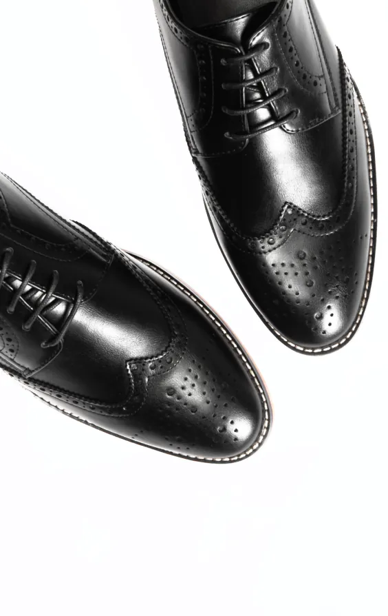 Black Derby Brogue Shoes - photo 1 Black Derby Brogue Shoes - photo 1