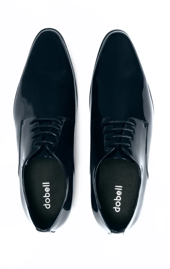 navy dress shoes Bailey - Navy Hand Painted | Mens Derby Shoes main image 0