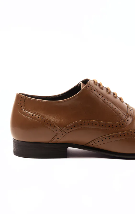 Tan Oxford Brogue Shoes - photo 4 Tan Oxford Brogue Shoes - photo 4