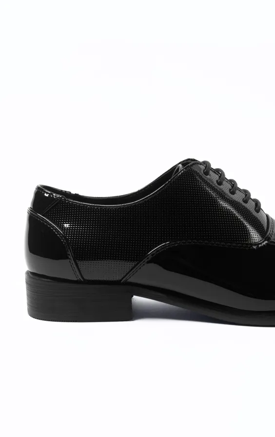 Black Contemporary Oxford Tuxedo Shoes - photo 4 Black Contemporary Oxford Tuxedo Shoes - photo 4
