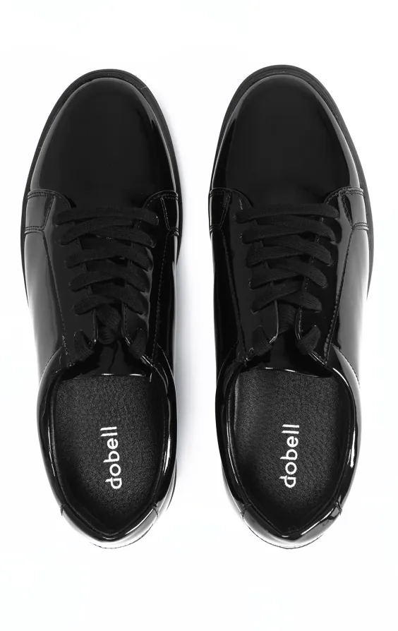 Black Patent Trainer - photo 2