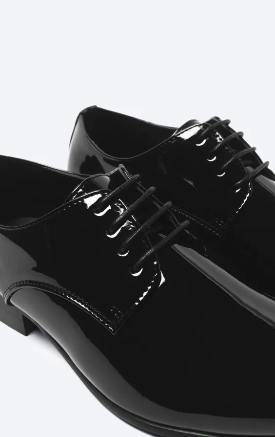 sachin and babi light blue dress Men's Black Dress Shoes