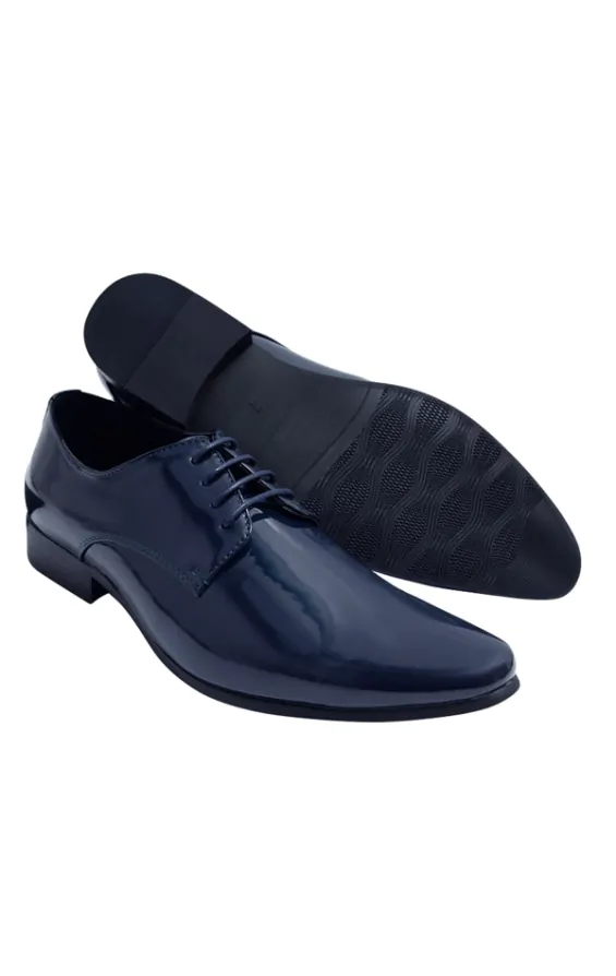 blue dress shoes Men Dress Shoes-Harvey Royal Blue main image 0