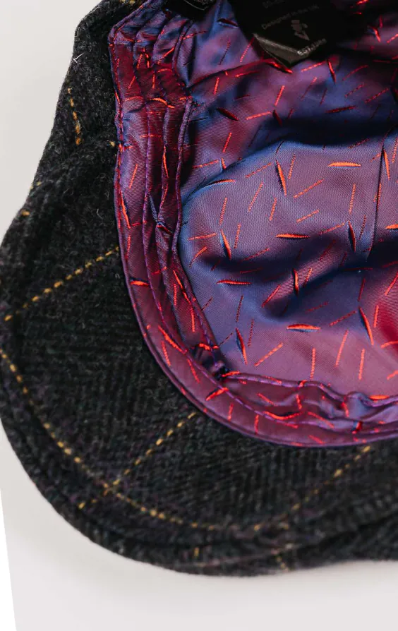 Navy Twill Check Flat Cap - photo 2 Navy Twill Check Flat Cap - photo 2