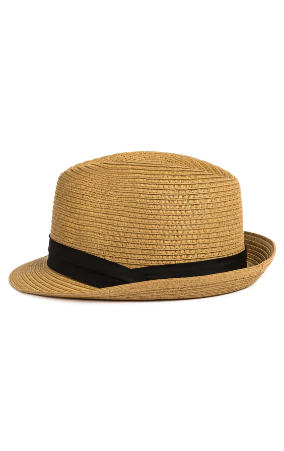 Camel Summer Trilby Hat Camel Summer Trilby Hat