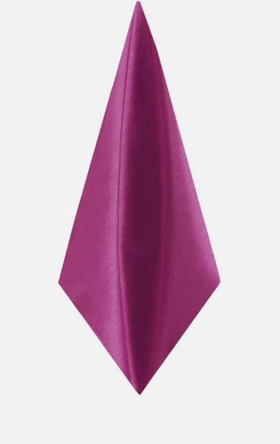 Purple Dupion Handkerchief - photo 1